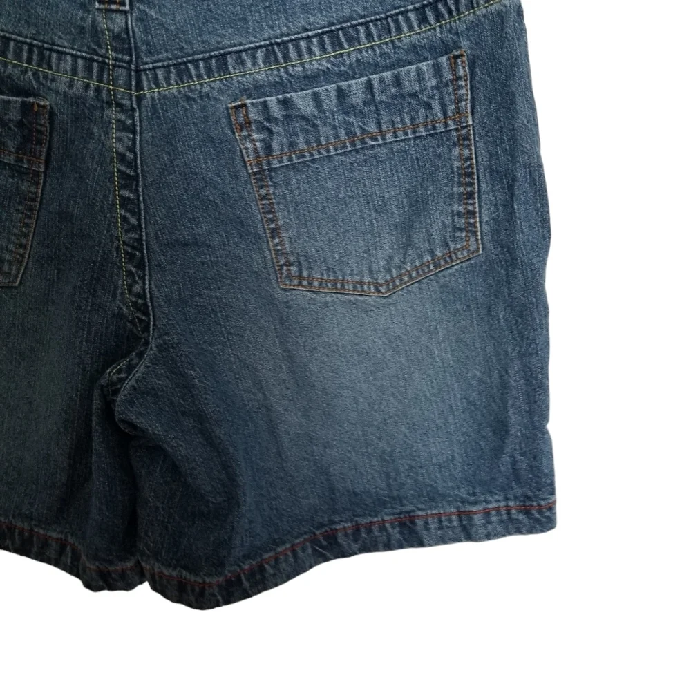 Faded Glory Denim Shorts Size 14 Ladies 100% Cotton - Picture 9 of 12